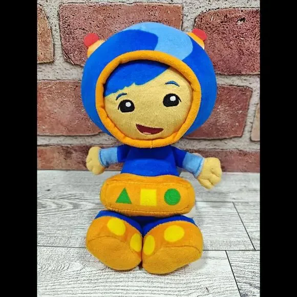 Team Umizoomi Geo Boy Plush Stuffed Doll 8" Embroidered Face Nickelodeon Nick Jr - Picture 1 of 7